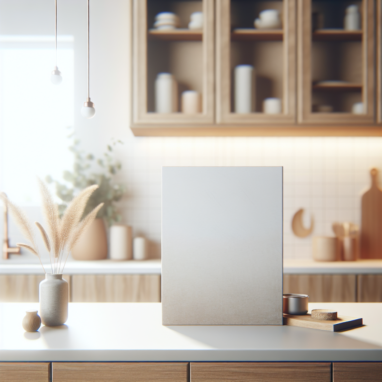 Révélez une cuisine moderne avec une crédence adhésive facile à poser