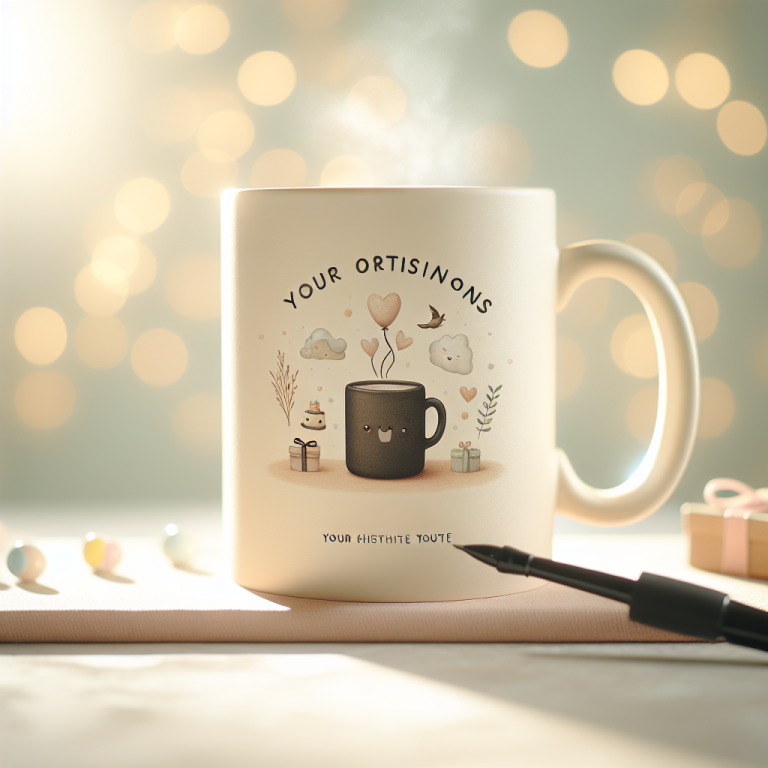 Transformez vos moments en souvenirs inoubliables avec une tasse personnalisée originale