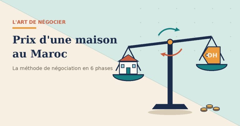 Prix d&rsquo;une maison au Maroc : la méthode complète pour bien négocier